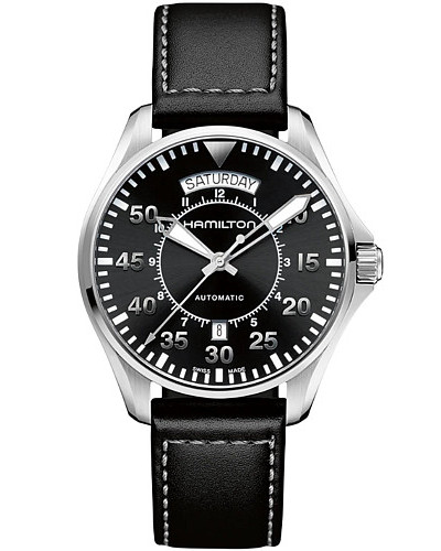 Hamilton Khaki Aviation Pilot Day Date Auto H64615735